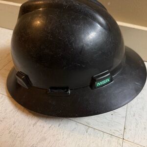 MSA V-Gard Black Safety Helmet